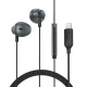 Acefast L1 In-Ear Headphones with Lightning Connector & Mic, 1.2m, Black