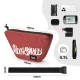 Rockbros G011 Flash Journey Handlebar Bike Bag 0.7 L - Red