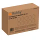 Clear Fillable Christmas Baubles for DIY Crafts Ruhhy 22277, 10cm, Set of 10