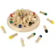 Educational puzzle game, brainteaser \"Match colors\" from memory