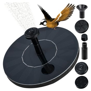 Floating Solar Fountain Pump for Garden Ponds and Pools 16cm