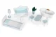 Ecotoys Alice Dollhouse, 3 Floors, 9 Furniture Pieces