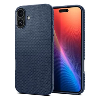 Apple iPhone 16 6.1'' Spigen Liquid Air TPU Case Cover, Blue