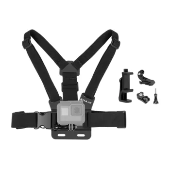 Puluz PU905 5-in-1 Chest Mount Kit with Phone Holder and J-Hook
