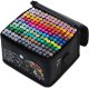 Nukido NK-914 Dual Tip Alcohol Marker Set 168 pcs with Case