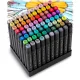 Nukido NK-912 Alcohol Markers with Bag, 80 pcs