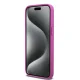 DKNY iPhone 15 Pro Max Case Leather Monogram Pattern MagSafe, Pink