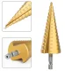 Step Drill Bit Set 4-32mm, 3 pcs (HSS, Titanium)