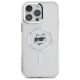 Apple iPhone 16 Pro Max 6.9\'\' Karl Lagerfeld IML Metal Choupette Head MagSafe Cover Case, White | Чехол Кейс...