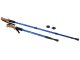 Cкандинавские палки телескопические 2шт. , Синий | Nordic Walking Pole Set