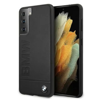 BMW Samsung Galaxy S21+ Case Signature Logo Imprint, Black