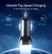 Choetech 2x USB-C Car Charger 40W, Power Delivery & QC 3.0, Black