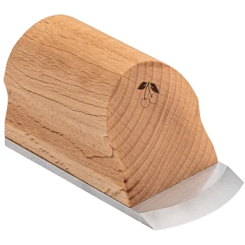 Kirschen Flatfix Hand Plane 95 x 50 x 4.5 mm, Round, Brown / Silver