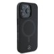 Apple iPhone 16 Pro Max 6.9\" Mercedes Smooth Leather MagSafe Case Cover, Black