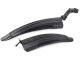 Bicycle Mudguards Front and Rear Set, 2 pcs, Black