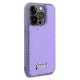 Guess Sequin Script Metal Case for iPhone 14 Pro, Purple