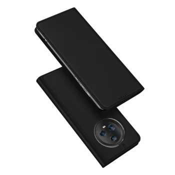 Dux Ducis Skin Pro Wallet Case for Honor Magic5 with Stand, Black