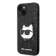 Karl Lagerfeld iPhone 14 Plus Case Glitter Choupette Black
