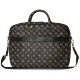Guess 4G Peony Front Pocket Zipper Triangle Logo Laptop Bag 16\" - Black