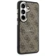 Guess 4G Embossed Ring MagSafe Case for Samsung Galaxy S26, Brown