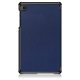 Samsung Galaxy Tab A7 Lite (SM-T220/T225) Tri-fold Stand PU Leather Case Cover, Dark Blue