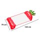 Inflatable Water Hammock / Pool Float Strawberry Design, 140x70 cm