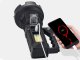 Powerful LED searchlight with tripod, CREE XHP50, COB, power bank, black