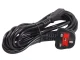 Maclean MCTV-806 Power Cable, 3-Pin, UK Plug, 1.5m