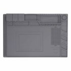 Silicone Repair Mat for Electronics 30x45cm, grey