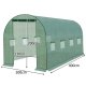 Gardlov Replacement Greenhouse Foil 4x3x2m, Green