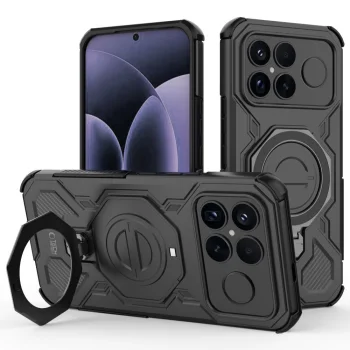 Tech-Protect TacticStand MagSafe Case for Xiaomi Poco F8 Ultra, Black