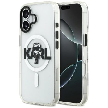 Karl Lagerfeld IML Karl Sketch Logo MagSafe Phone Case Cover iPhone 17 - Transparent