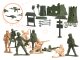 Military Base and Soldier Figures Playset, 114 pcs