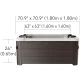 Mspa Tribeca 6-Person Panel Hot Tub