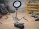 Third Hand Soldering Station with LED Magnifying Glass and Clips, Black