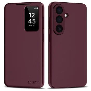 Tech-Protect Smart Wallet Case for Samsung Galaxy A57 5G - Burgundy
