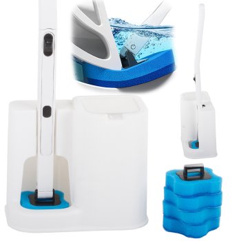 Силиконовая Щетка для Унитаза с 5 Сменными Насадками | Silicone Toilet...