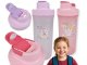 Kids Water Bottle 500ml, Leak Proof Bottle for School and Preschool, Pink