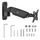 Maclean MC-979 Wall Monitor Mount, 17-32\", 9kg, Black