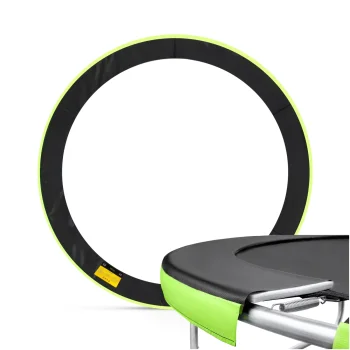 4FIZJO Trampoline Spring Cover Pad 10FT 304-312 cm, Black/Green