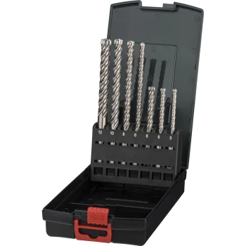 Metabo SDS-plus P4P (4C) Drill Bit Set, 7 pcs.