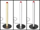 LED Floor Lamp 50cm, 3 Light Colors, Dimmable, Black