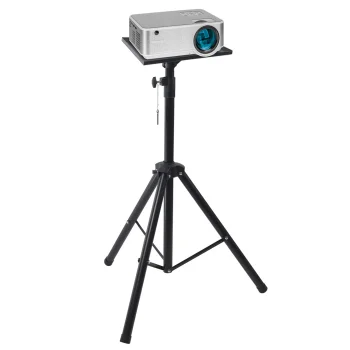 Maclean MC-953 Portable Projector Stand, 108-185cm, Black
