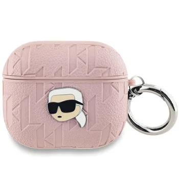 Karl Lagerfeld AirPods 3 Case Monogram Karl Head, Pink