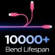 Spigen Essential EB6015CC USB-C to USB-C Cable 60W 100 cm - Pink