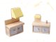 Liela Bērnu Spēļu MDF Koka Leļļu Māja ar Mēbelēm Piederumiem, 70cm | Play Dollhouse with Furniture