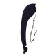 Inflatable Travel Pillow with Seat Attachment, Navy Blue