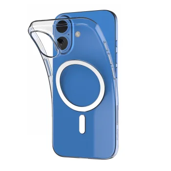 Puro 03 Mag MagSafe Case for iPhone 16 Plus, Transparent