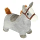 Kids Inflatable Rubber Jumping Horse Toy with Soft Cover and Pump
