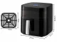 Air Fryer 1200W 4L with Touch Panel and 8 Programs, Black
